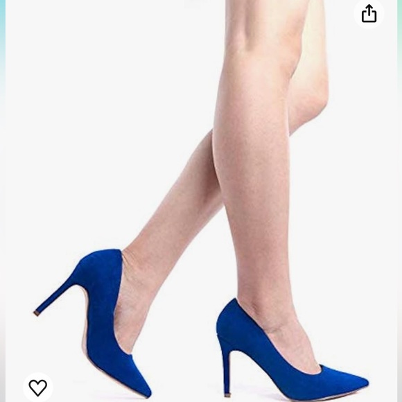 DREAM PAIRS Women's Closed Toe High Heels Dress Pointed Toe Wedding Pump Shoes - Picture 3 of 17